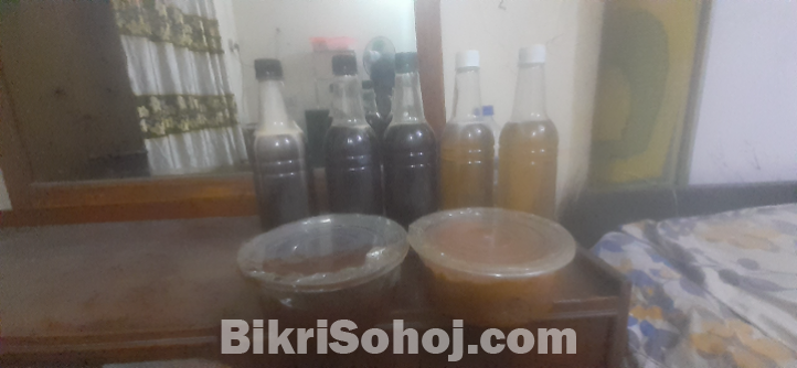 খাঁটি খেজুরের গুড় ও সরিষা ফুলের মধুর কম্বো